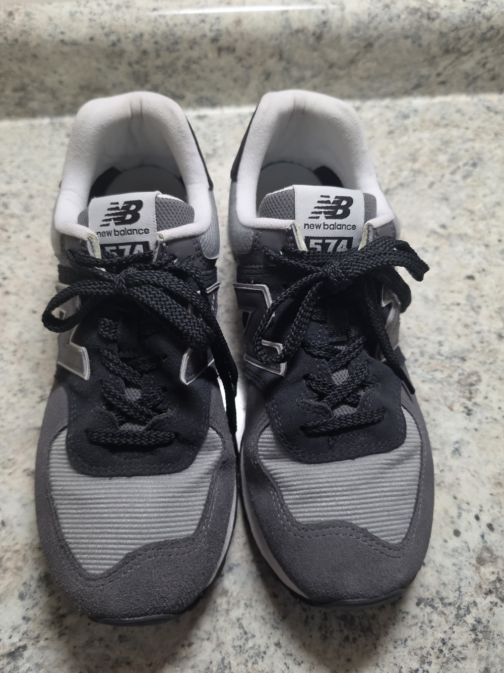 New Balance 574 Grey Black Women’s 10 / Men’s 8.5